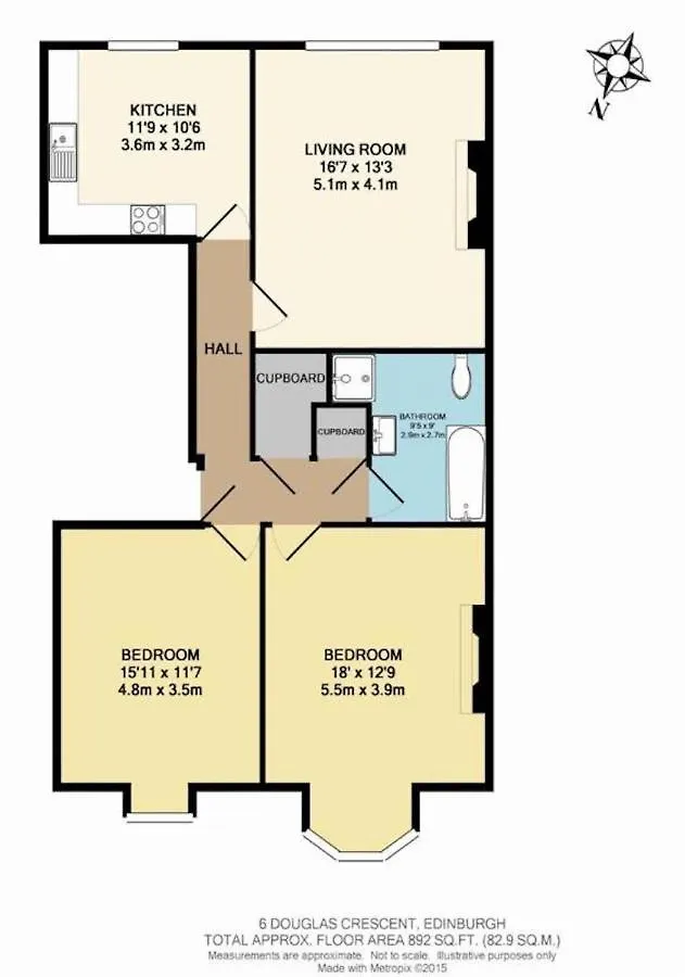 Entire, Central & Fully- Equipped Flat, West End Edinburgh 0*,  United Kingdom